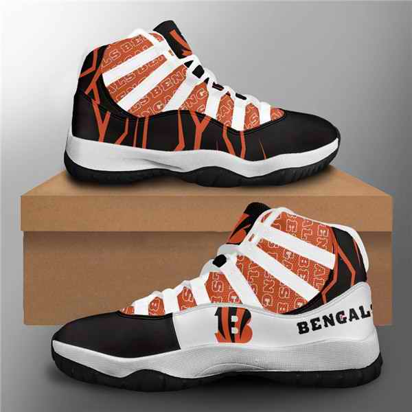 Men's Cincinnati Bengals Air Jordan 11 Sneakers 002